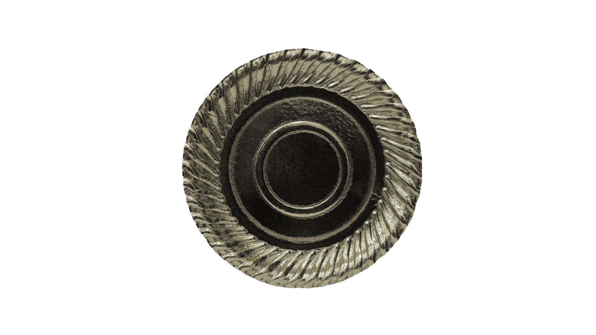 Silver Round Paper Plate