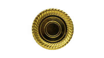 Golden Round Dishes